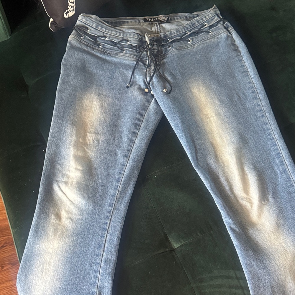 Retro low rise jeans 👖
